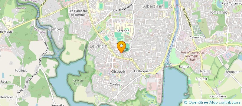 localisation de l'entreprise SCI STESAMMAR à VANNES