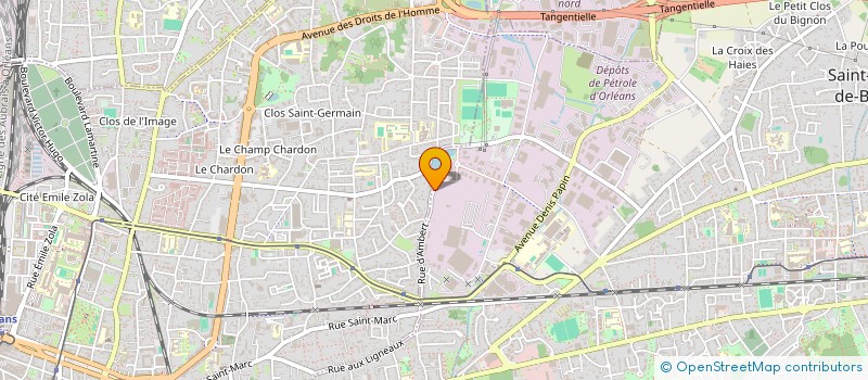 localisation de l'entreprise SCI STESSY à ORLEANS