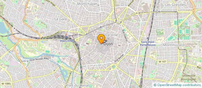 localisation de l'entreprise SCI STESY à DIJON
