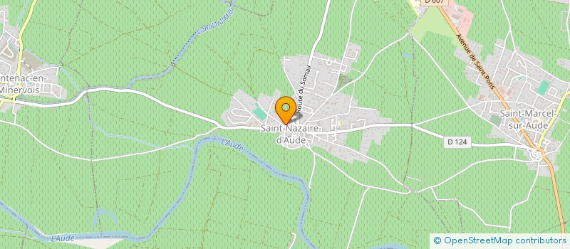 localisation de l'entreprise SCI STESYL  SAINT-NAZAIRE-D'AUDE