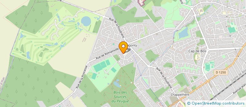 localisation de l'entreprise SCI STETHOS à PESSAC