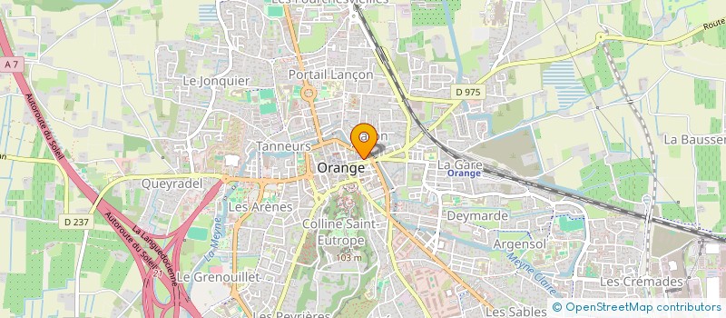 localisation de l'entreprise SCI STETIA  ORANGE