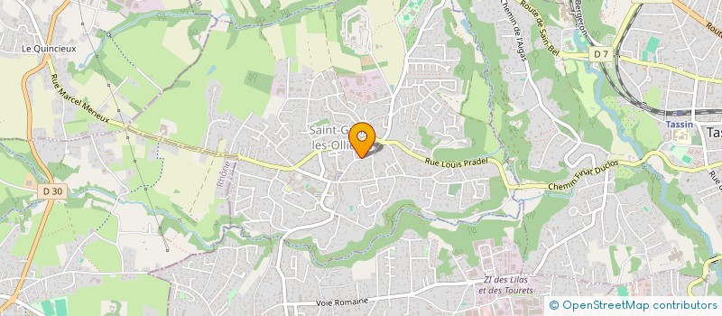 localisation de l'entreprise SCI STEVA  SAINT-GENIS-LES-OLLIERES