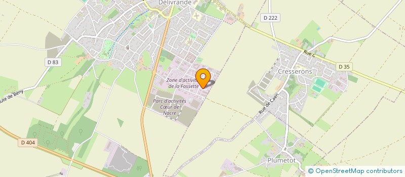 localisation de l'entreprise SCI STEVA  DOUVRES-LA-DELIVRANDE