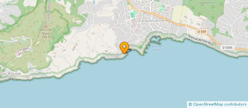 localisation de l'entreprise SCI STEVAL à CARQUEIRANNE