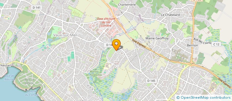 localisation de l'entreprise SCI STEVAL  ROYAN