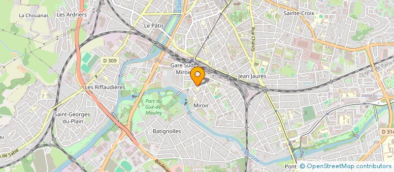 localisation de l'entreprise SCI STEVAL  LE MANS