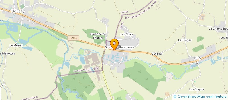 localisation de l'entreprise SCI STEVAN à CHARNY OREE DE PUISAYE