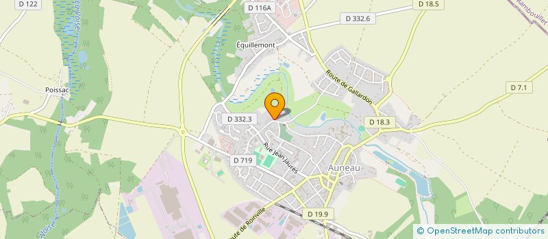 localisation de l'entreprise SCI STEVAR à AUNEAU-BLEURY-SAINT-SYMPHORIEN