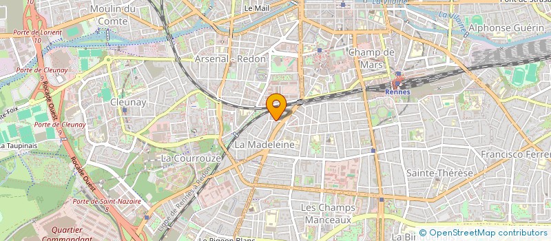 localisation de l'entreprise SCI STEVE  RENNES