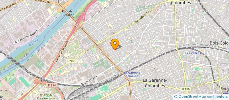 localisation de l'entreprise SCI STEVEN  COLOMBES