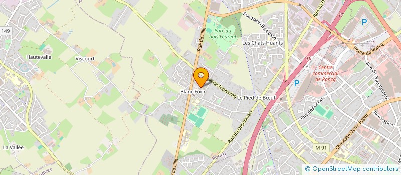 localisation de l'entreprise SCI STEVENS DEGALLAIX à RONCQ