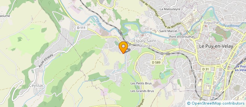 localisation de l'entreprise SCI STEVI  ESPALY-SAINT-MARCEL