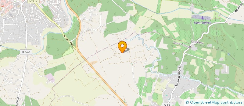 localisation de l'entreprise SCI STEVIM  SAINT-CANNAT