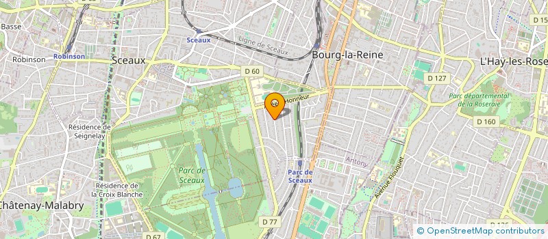 localisation de l'entreprise SCI STEVINA à SCEAUX