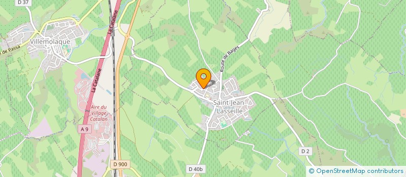 localisation de l'entreprise SCI STEVIPA  SAINT-JEAN-LASSEILLE