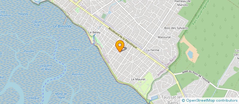 localisation de l'entreprise SCI STEVLYN33  ANDERNOS-LES-BAINS