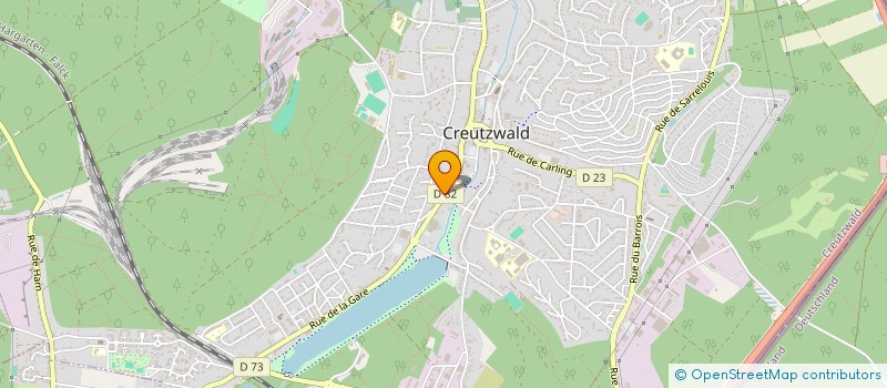 localisation de l'entreprise SCI STEWA  CREUTZWALD