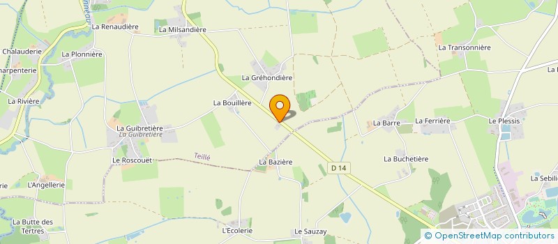 localisation de l'entreprise SCI STEXIA  MOUZEIL