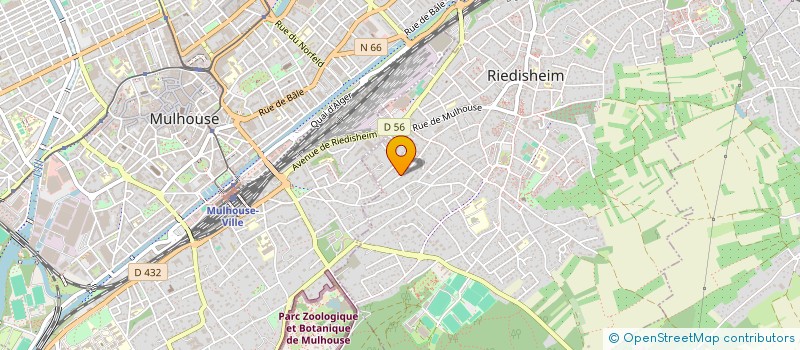 localisation de l'entreprise SCI STEYAERT  RIEDISHEIM