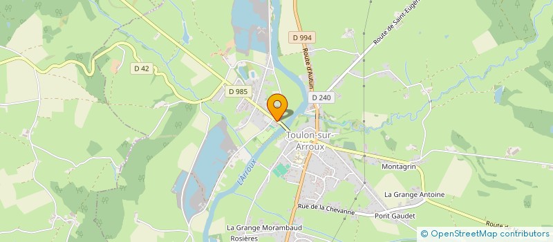 localisation de l'entreprise SCI STEYJEAN  TOULON-SUR-ARROUX