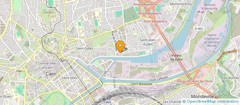 localisation de l'entreprise SCI STEYO  CAEN