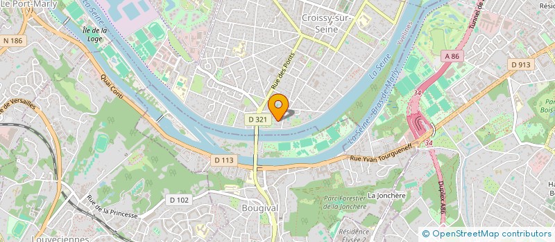 localisation de l'entreprise SCI STEZA  CROISSY-SUR-SEINE