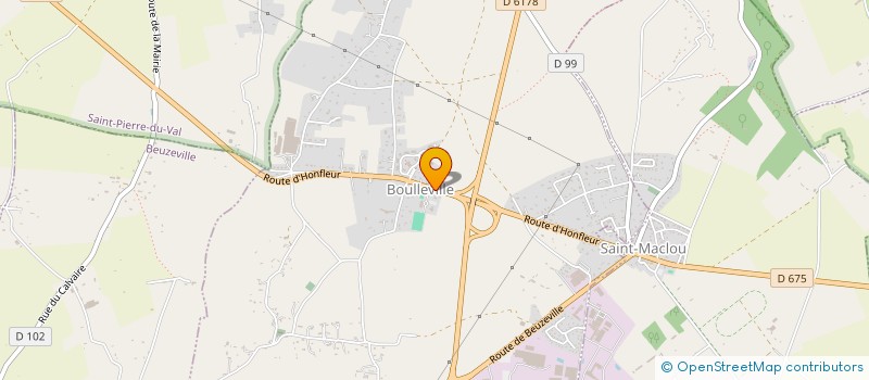 localisation de l'entreprise SCI STF  FIQUEFLEUR-EQUAINVILLE