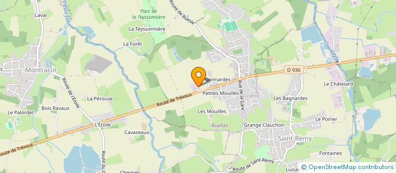 localisation de l'entreprise SCI STG  BUELLAS