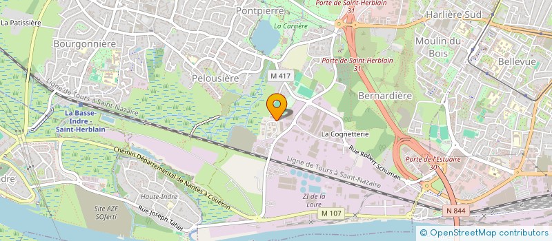 localisation de l'entreprise SCI STH  SAINT-HERBLAIN