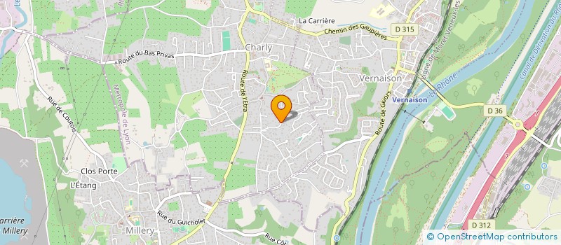 localisation de l'entreprise SCI STHENIMAU  CHARLY