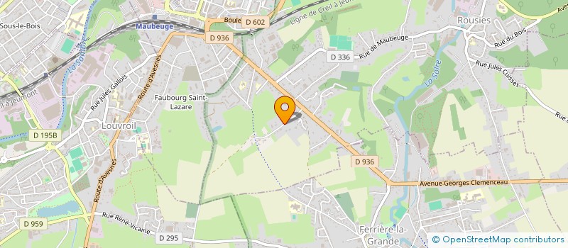 localisation de l'entreprise SCI STHRAU  ROUSIES