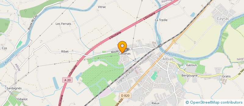 localisation de l'entreprise SCI STI  ALBIAS