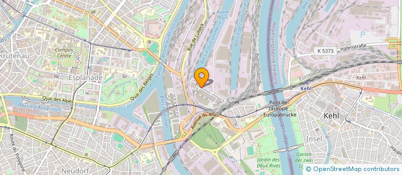 localisation de l'entreprise SCI STI  STRASBOURG