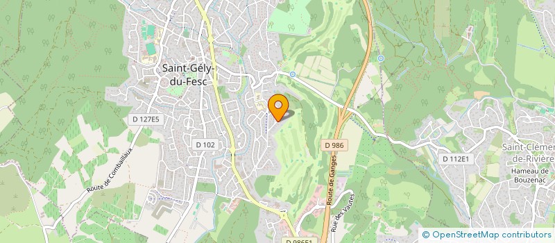 localisation de l'entreprise SCI STI  SAINT-GELY-DU-FESC