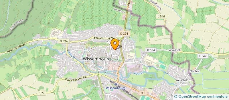 localisation de l'entreprise SCI STICHANER  WISSEMBOURG