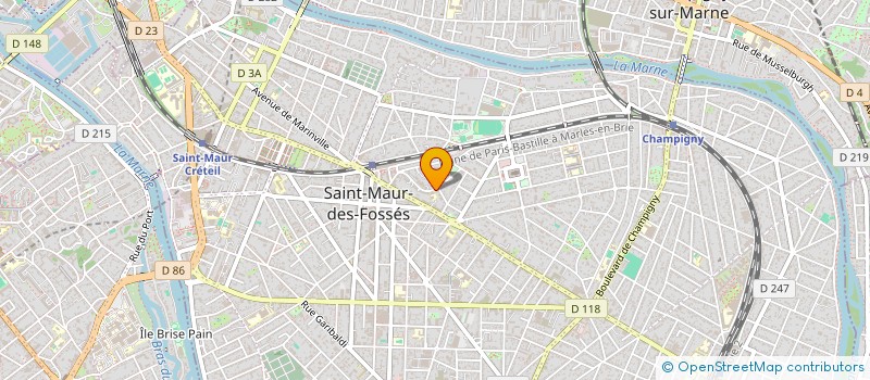 localisation de l'entreprise SCI STIEVENARD à SAINT-MAUR-DES-FOSSES