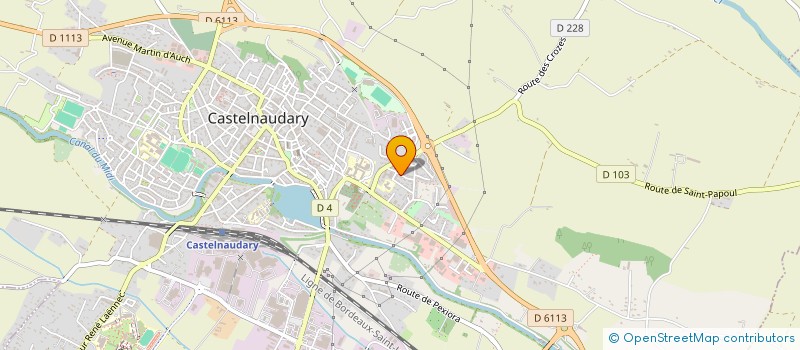 localisation de l'entreprise SCI STIFAR  CASTELNAUDARY