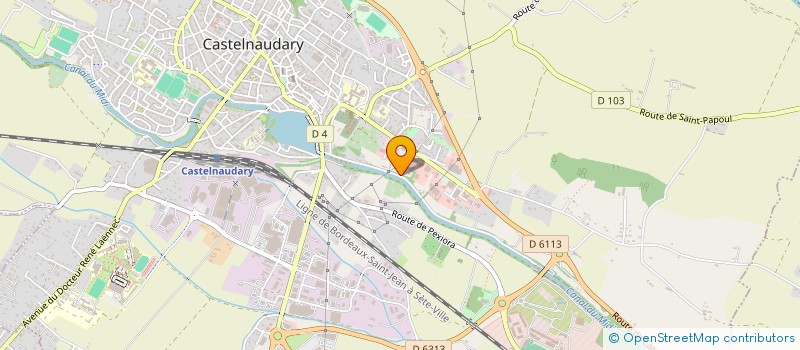 localisation de l'entreprise SCI STIGLIANI  CASTELNAUDARY