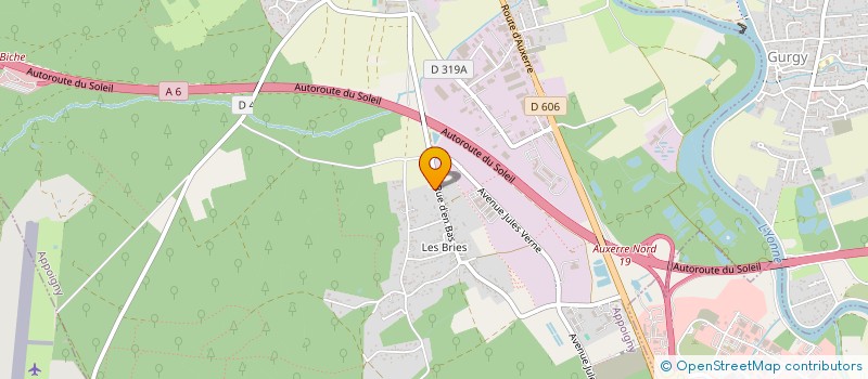 localisation de l'entreprise SCI STIGRI  APPOIGNY