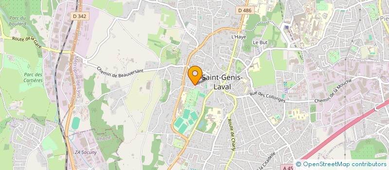 localisation de l'entreprise SCI STILLCOMMAS  SAINT-GENIS-LAVAL