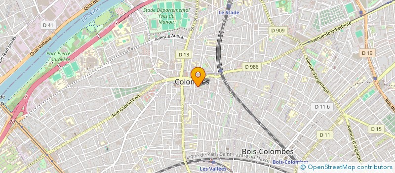 localisation de l'entreprise SCI STIM 156 à COLOMBES