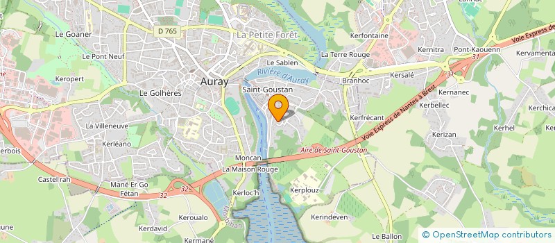 localisation de l'entreprise SCI STIM à AURAY