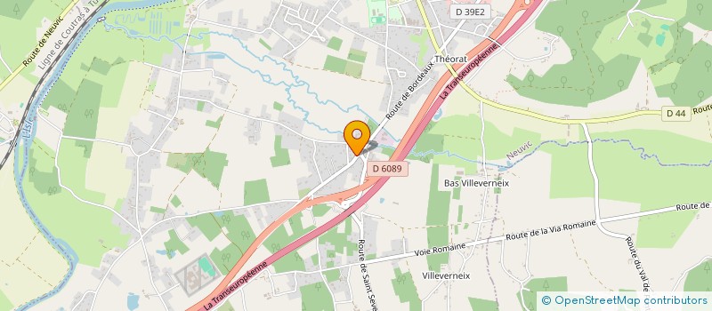 localisation de l'entreprise SCI STIMMO  NEUVIC