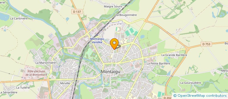 localisation de l'entreprise SCI STIMULUS à MONTAIGU-VENDEE