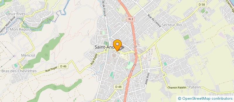 localisation de l'entreprise SCI STISPACE  SAINT-ANDRE