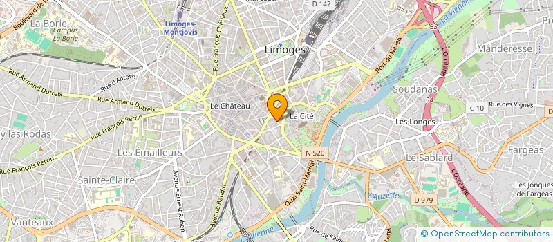 localisation de l'entreprise SCI STIT IMMOBILIER à LIMOGES