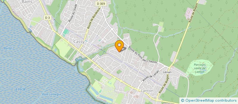 localisation de l'entreprise SCI STIVE FAMILY  LANTON