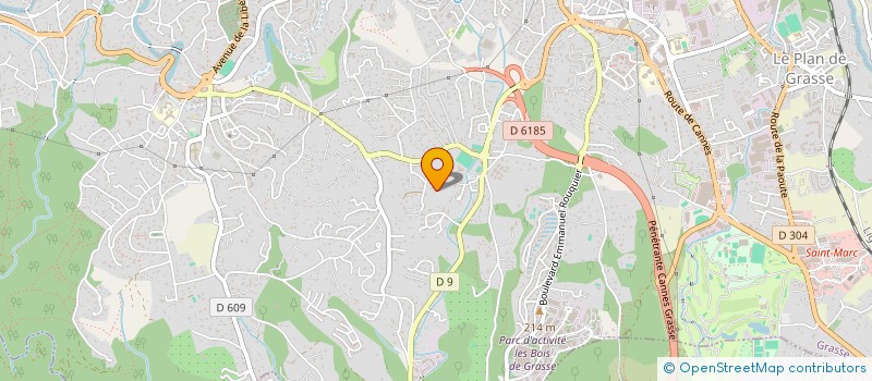 localisation de l'entreprise SCI STJ AVENIR  GRASSE
