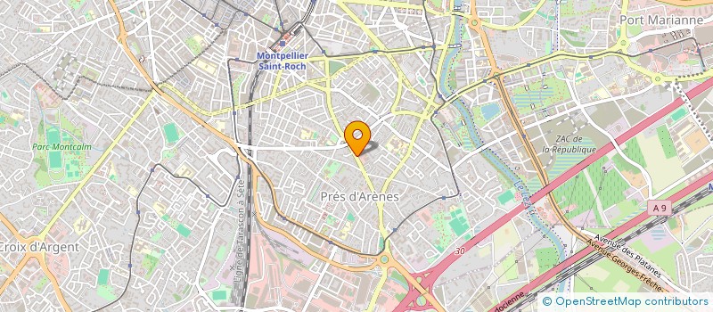 localisation de l'entreprise SCI STJT à MONTPELLIER